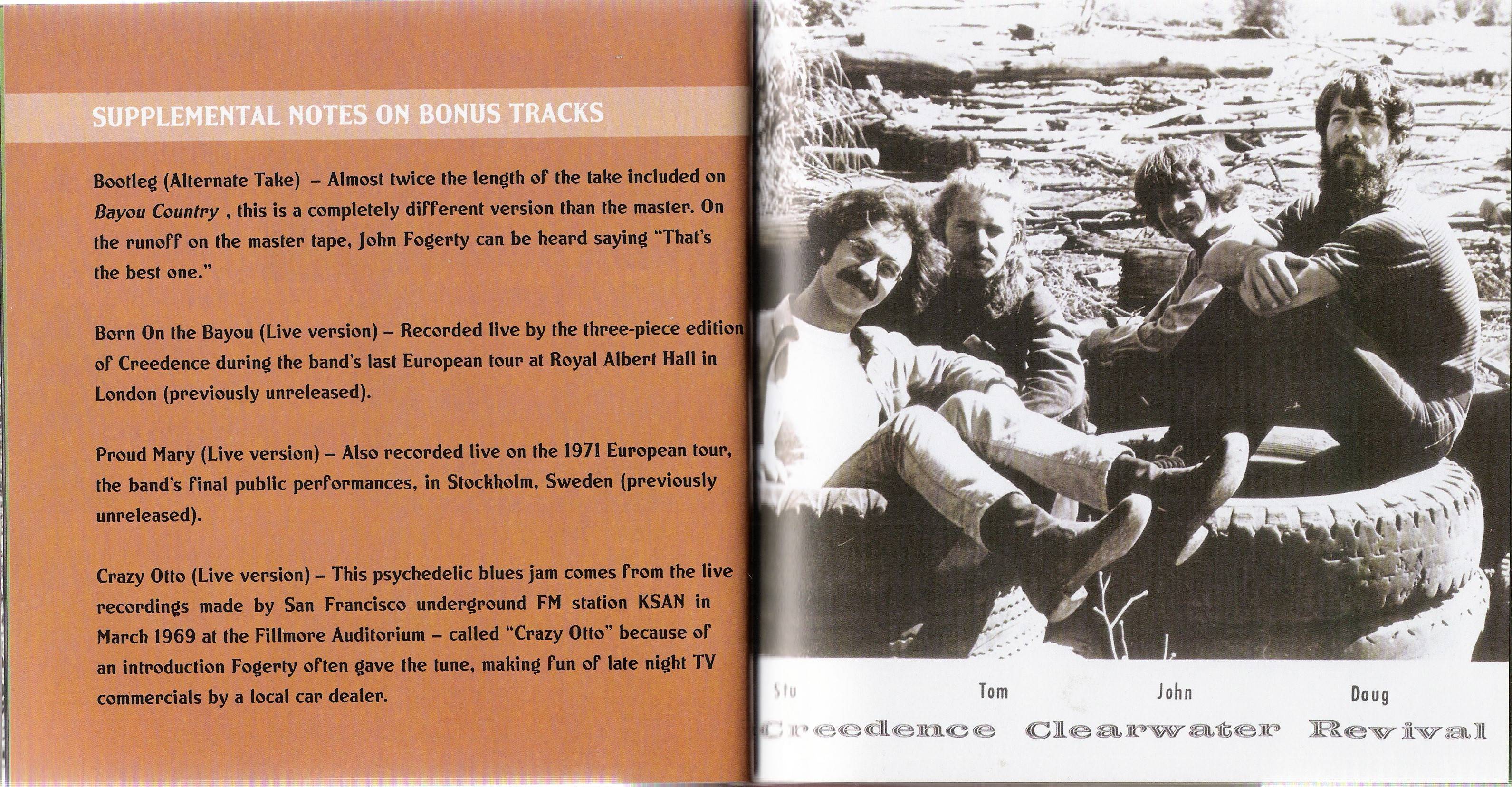 Creedence Clearwater Revival 40th Anniversary Box : Booklet 18